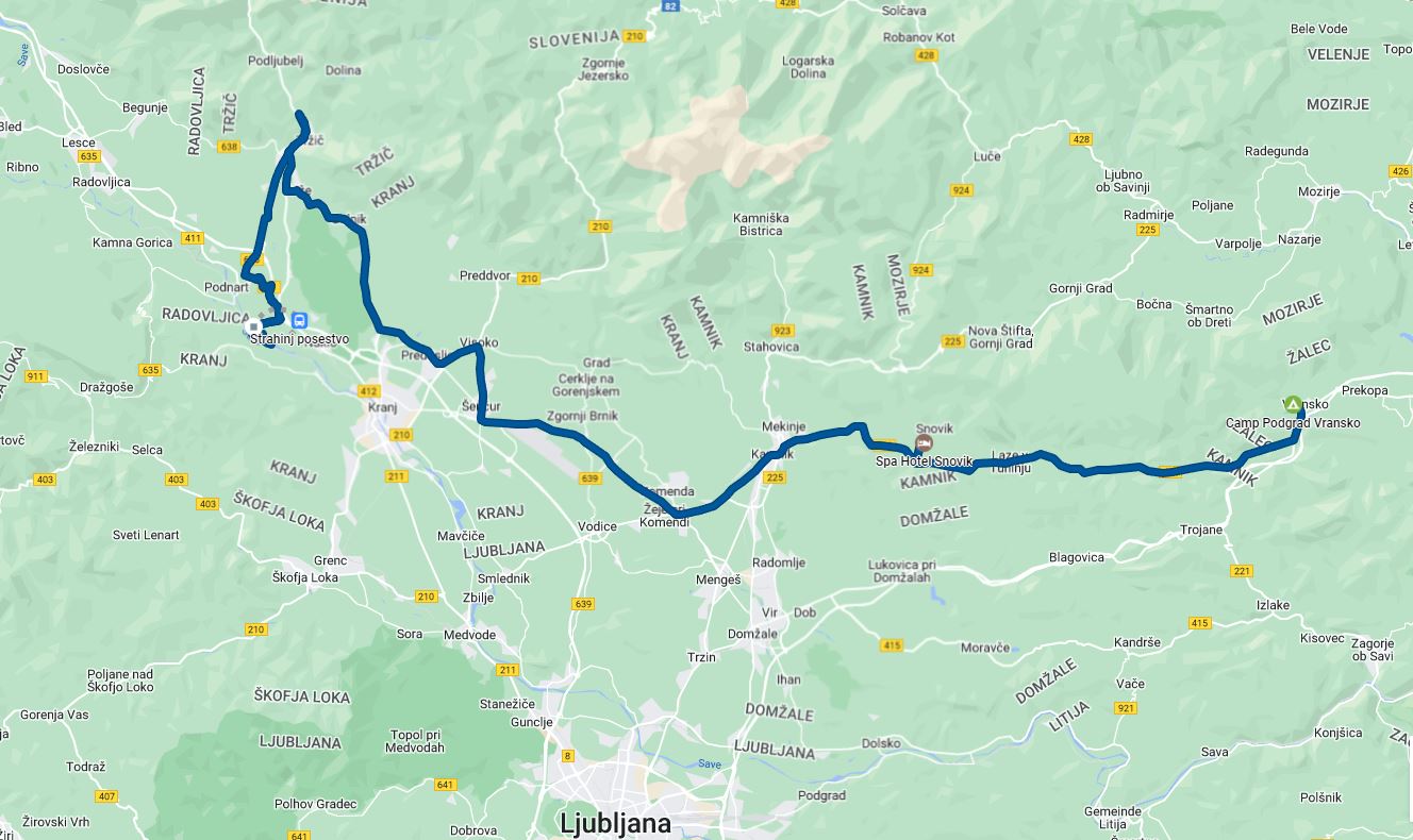 Radovljica - Camp Vransko